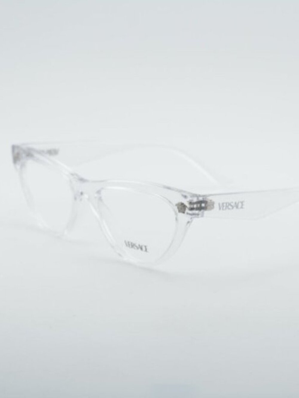 Versace VE3364U 148 Eyeglasses Crystal 52mm Cat Eye Frame